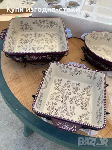 Стилен порцеланов комплект за сервиране, снимка 2 - Други - 47337777