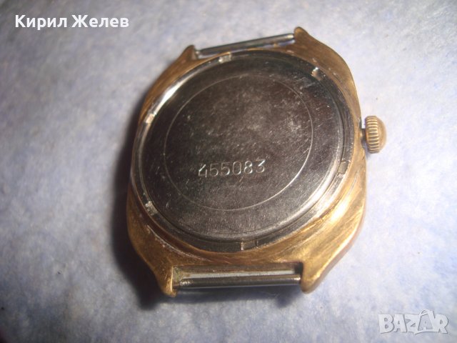 СЛАВА 21 КАМЪКА Стар с ПОЗЛАТА РЯДЪК МОДЕЛ РУСКИ МЕХАНИЧЕН СССР ЧАСОВНИК за ИЗНОС 32548, снимка 5 - Антикварни и старинни предмети - 38387723
