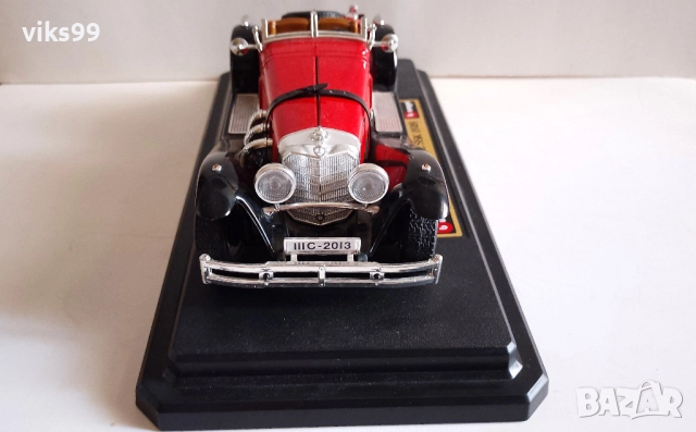 Bburago Mercedes Benz SSK 1928 - Made in Italy 1:24, снимка 7 - Колекции - 52389659