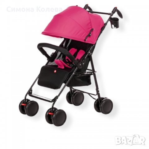 ✨Лятна количка Zi Caspar - розова и жълта, снимка 1 - Детски колички - 37480628