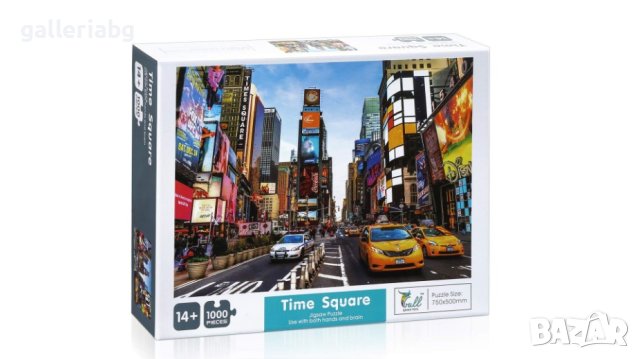 1000 части! Пъзел Time Square, New York (Таймс Скуеър,Ню Йорк), снимка 1 - Игри и пъзели - 40652944