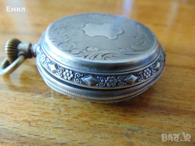 Сребърен корпус с капаци от награден джобен часовник от 1893, снимка 8 - Други - 28254659