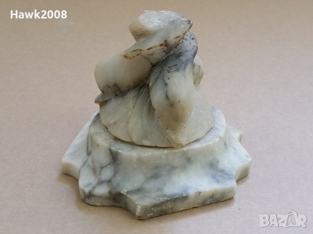 Стари Уникални ръчно резбовани в мрамор делфини, снимка 9 - Антикварни и старинни предмети - 40285966