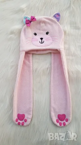 Бебешка шапка шалче 2в1  размер 6-12 месеца , снимка 3 - Бебешки шапки - 47785151