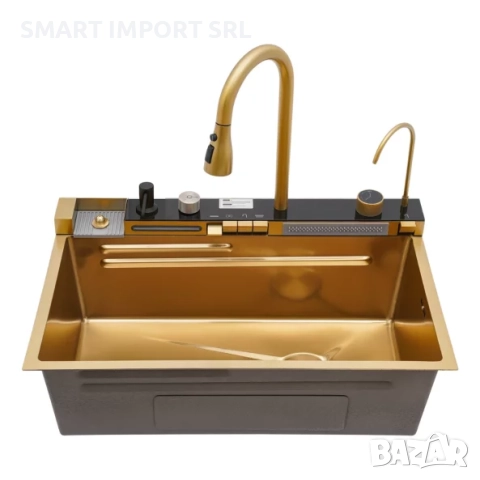 Многофункционална мивка Smart HeaterG, изтеглящ се душ, филтър за вода, снимка 2 - Мивки - 51995060