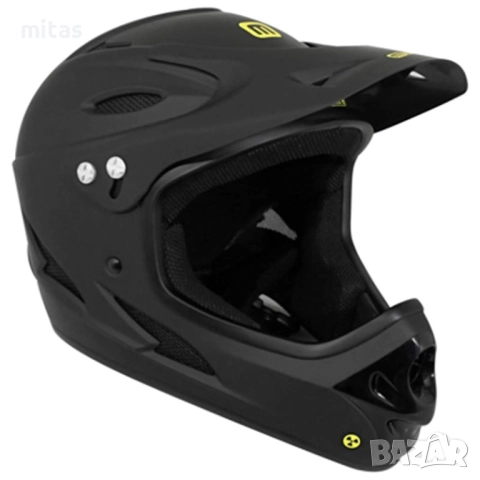 Кросова каска M-WAVE, Full Face, EN, 870г, Размер: M/L - Вело, Скутер, снимка 4 - Аксесоари за велосипеди - 52311912