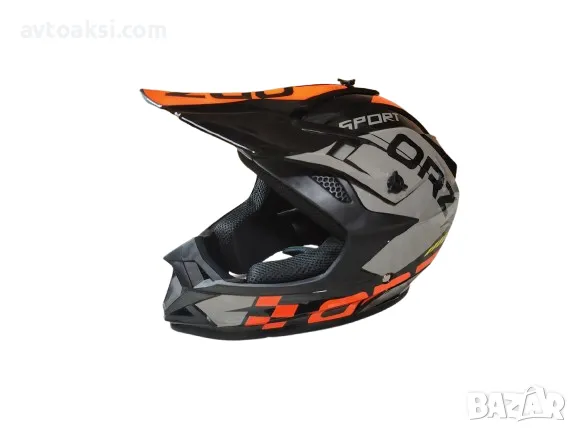 Каска Крос Мотор/Скутер/Бъги/Вело/АТВ-3535, снимка 3 - Аксесоари и консумативи - 47553554