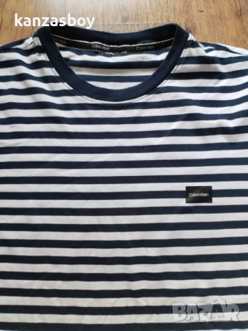 calvin klein - страхотна мъжка тениска L, снимка 3 - Тениски - 52080737