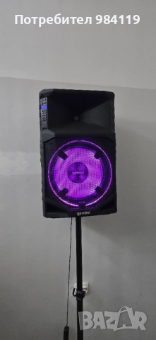 Gemini GSW-T1500PK водоустойчива тонколона със стойка и микрофон, снимка 4 - Тонколони - 51912308