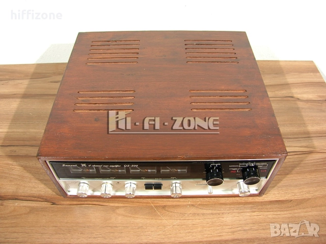 Усилвател Sansui qs-500, снимка 4 - Ресийвъри, усилватели, смесителни пултове - 51594643