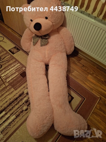 Розово плюшено мече , снимка 3 - Плюшени играчки - 52521079