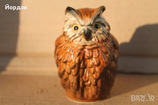 Немска порцеланова фигурка-бухал ''Goebel'', снимка 2 - Колекции - 52335422