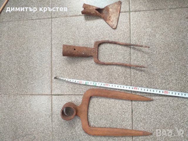 Лот стари градински инструменти 