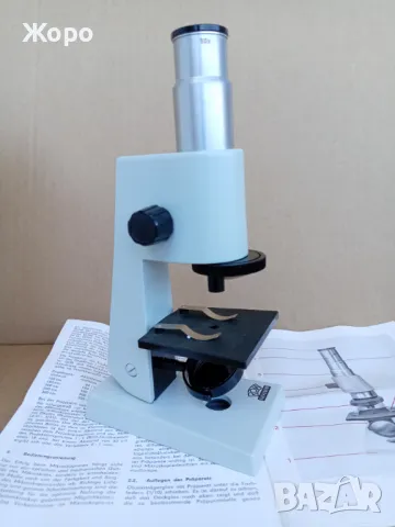 микроскоп Germany Германия не ползван, снимка 3 - Други ценни предмети - 50337338
