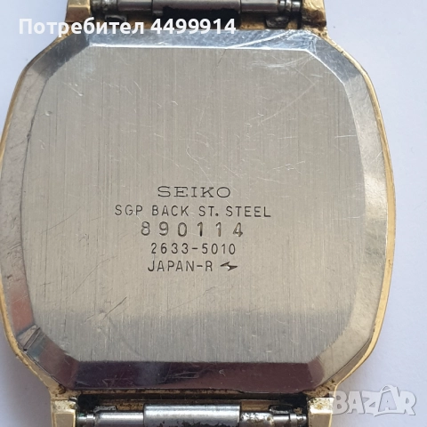 КВАРЦОВ ЧАСОВНИК SEIKO JAPAN 1980-1989 година, снимка 4 - Антикварни и старинни предмети - 50828644