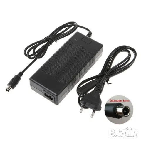 Зарядно 42v 2a 8mm за Електрически Тротинетки 36V  Xiaomi m365 Segway и други подобни , снимка 1