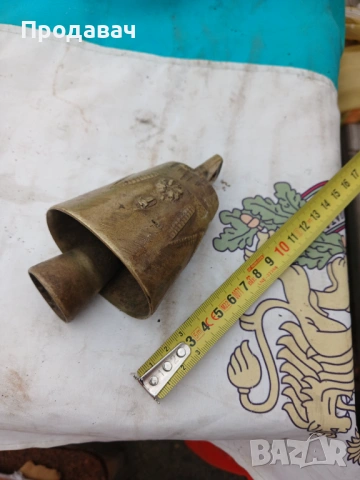 Бронзов звънец, снимка 3 - Антикварни и старинни предмети - 53402664