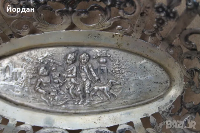 Сребърна фруктиера, снимка 5 - Други ценни предмети - 49862320