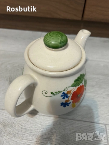Много красив  порцеланов чайник , снимка 6 - Сервизи - 53371758