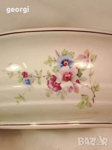 стар български порцеланов супник Китка Нови пазар 1956г.       26/2, снимка 6 - Аксесоари за кухня - 50677305