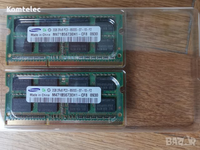 Памет за Mac Мini late 2009 DDR3 2 x 2 Gb Samsung PC3-8500S, снимка 2 - RAM памет - 32740505