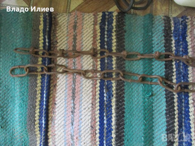 Синджири/вериги/ и каишки,служили за връзване на животни и за други цели, снимка 7 - Други стоки за дома - 41262429