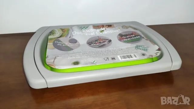 Сгъваема правоъгълна кошница за измиване и изцеждане на плодове и зеленчуци , снимка 10 - Аксесоари за кухня - 50383383