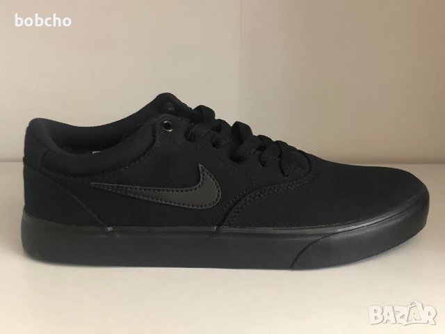 Nike SB Chron 2 Mens Skateboard Shoes Black Canvas , снимка 8 - Маратонки - 39045531