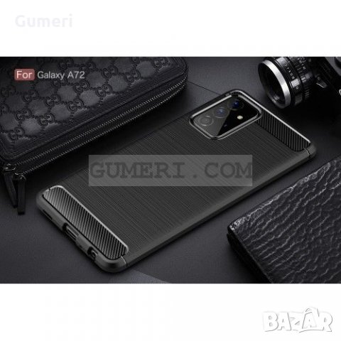 Samsung Galaxy A72 (5G) Карбонов Удароустойчив Гръб, снимка 11 - Калъфи, кейсове - 32469652