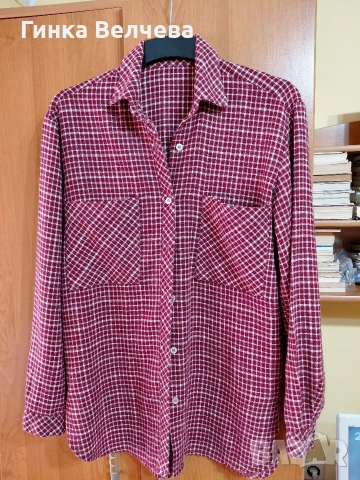 Дамска карирана риза