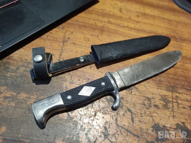 Немски нож Solingen Schneidteufel – Колекционерски (250мм) , снимка 3 - Антикварни и старинни предмети - 52919286