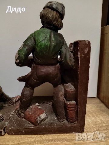 Двойка стопери-разделители за книги ., снимка 6 - Антикварни и старинни предмети - 43231675