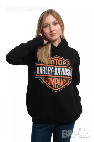 Нов дамски суичър с трансферен печат HARLEY DAVIDSON, мотори, снимка 5 - Суичъри - 37007364