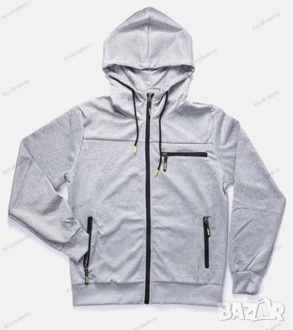 Мъжки суичър с цип и качулка Curtis, 2цвята , снимка 2 - Суичъри - 49307541