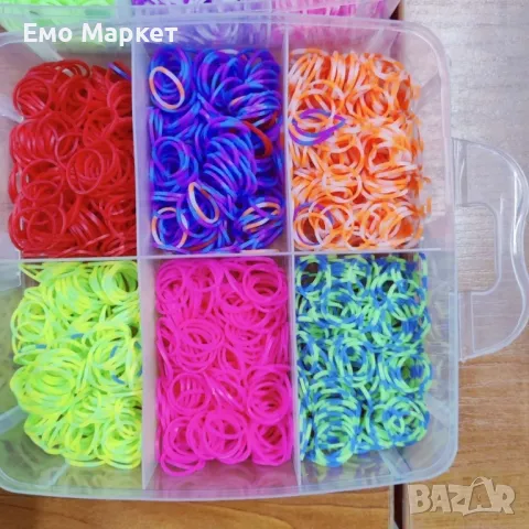 Пластмасов куфар с ластички, 4500 бр в комплекта, снимка 6 - Други стоки за дома - 49079411