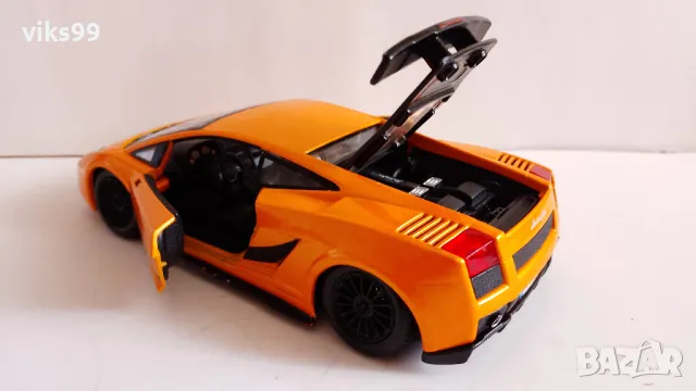 Lamborgini Gallardo Superleggera Bburago - Мащаб 1:24, снимка 3 - Колекции - 47944141