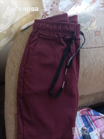 Нови панталони черен, Бордо, тъмно син размер С-М, снимка 4 - Панталони - 37989789