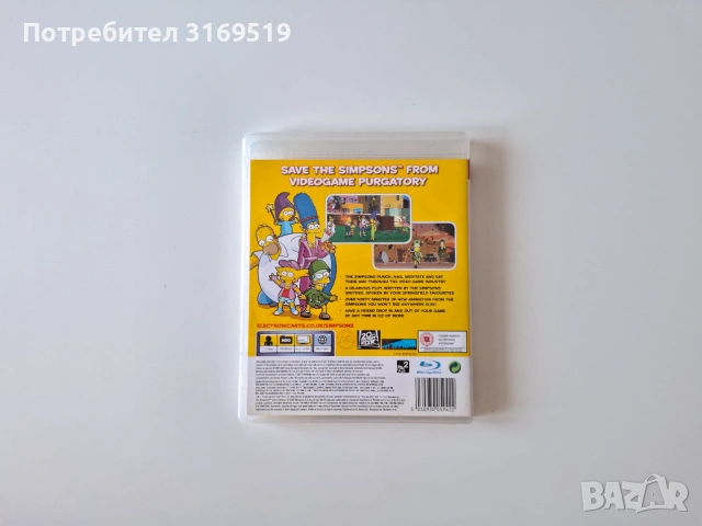 The Simpsons PS3 Playstation 3, снимка 2 - Игри за PlayStation - 53070690