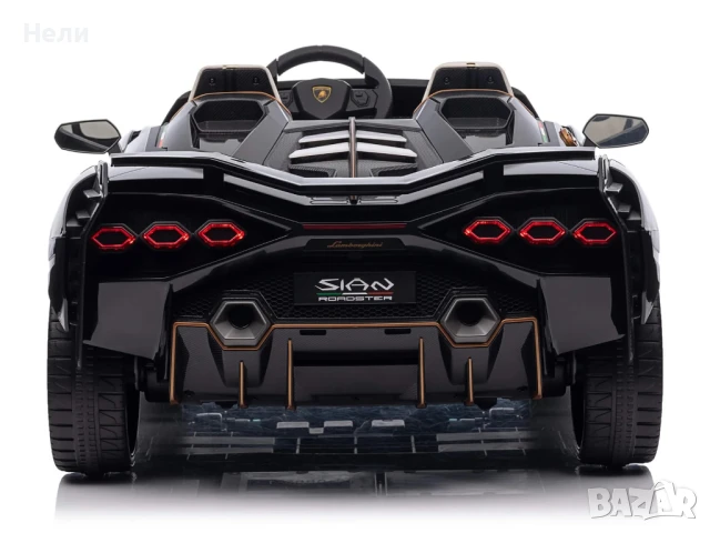Акумулаторна Двуместна КОЛА Lamborghini SIAN  24V функция дрифт, снимка 7 - Коли, камиони, мотори, писти - 51038700
