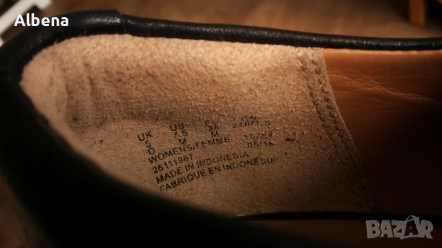 Clarks Artisan Glick Darby Oxford Flats Размер EUR 38 / UK 5 дамски обувки естествена кожа 142-12-S, снимка 18 - Дамски елегантни обувки - 37478261