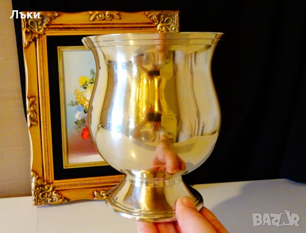 Английски бронзов бокал,халба 800 мл. , снимка 3 - Антикварни и старинни предмети - 27453500