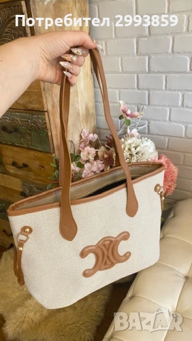 чанта Селин*Celine Canvas, снимка 7 - Чанти - 53365011