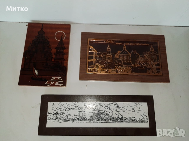 Дървено инкрустирано пано на руска църква Преображение Господне в Кижи, снимка 5 - Антикварни и старинни предмети - 53036893