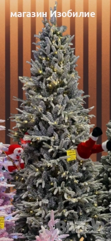 Коледна елха с вградени лампички по връхчетата, снимка 10 - Декорация за дома - 52315195