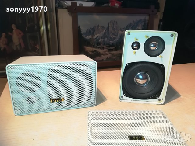 rto hfw-100 hifi-2x100w//8ohm-метални зверчета-19х12х12см, снимка 2 - Тонколони - 28321794