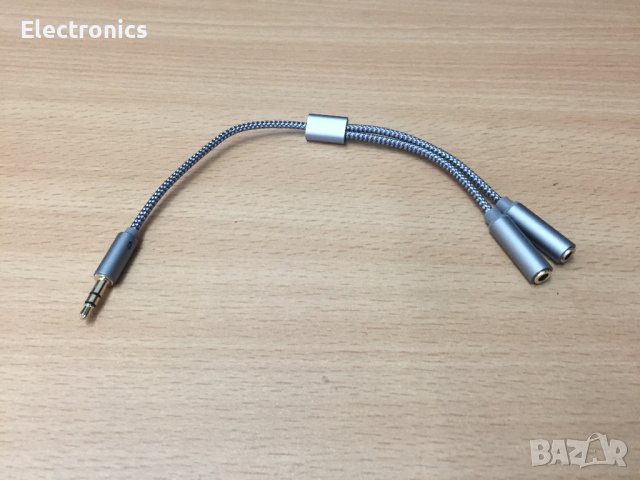 Качествен аудио сплитер 3,5мм (подсилена ширмовка), снимка 4 - Други - 43558125