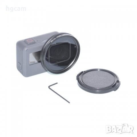 CPL филтър 52mm за GoPro Hero 5/6/7/New(2018) + Адаптер + Капаче, снимка 8 - Обективи и филтри - 27783553