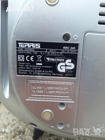 Стерео радиокасетофон ,CD плейър"Terris RRC 243"", снимка 3 - Радиокасетофони, транзистори - 48140118