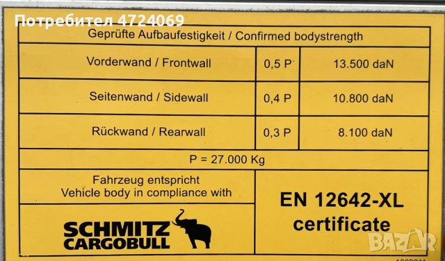 Полуремарке Schmitz CARGOBULL SCS 24L 13.62EB, снимка 18 - Ремаркета - 53288709