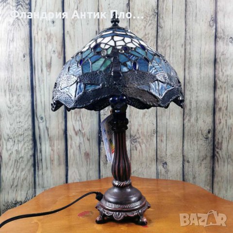 Настолна лампа - Водно конче (синя), снимка 4 - Настолни лампи - 43313880